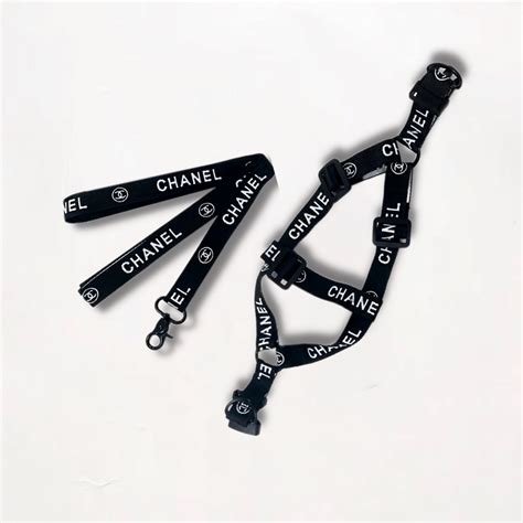 fake chanel dog collars|chanel dog collar and leash.